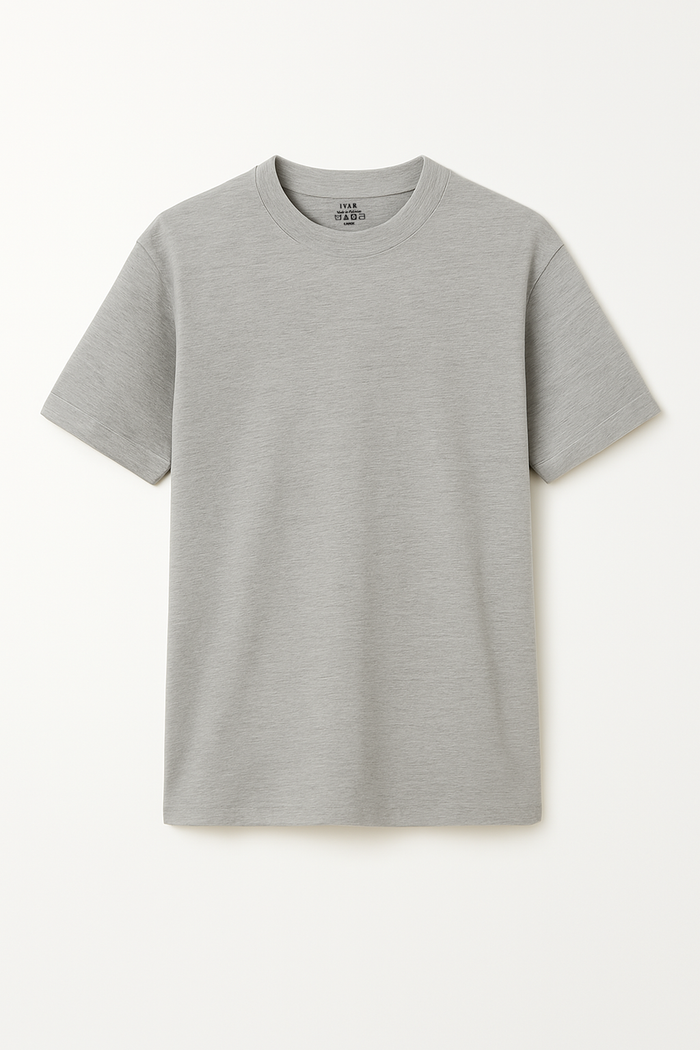 IVAR® Heather Grey Oversized Tshirt