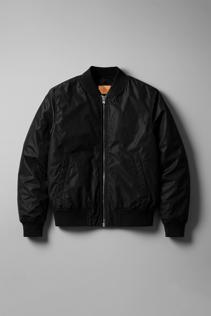 IVAR® Black Windshell Bomber Jacket