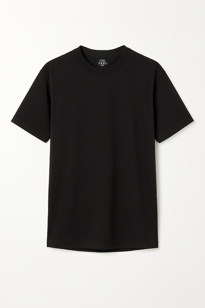 IVAR® Black Oversized Tshirt