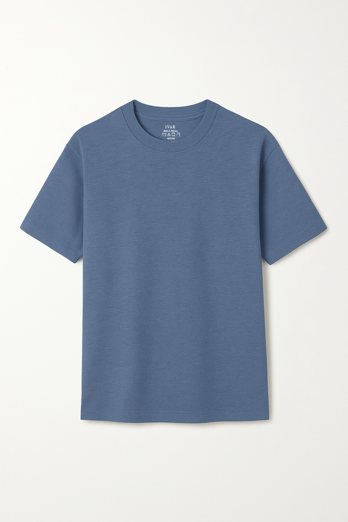 IVAR® Denim Blue Oversized Tshirt
