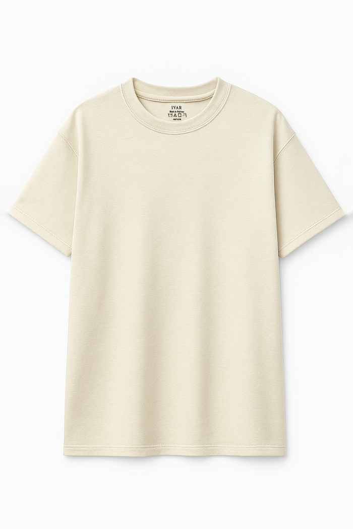 IVAR® Cream Oversized Tshirt