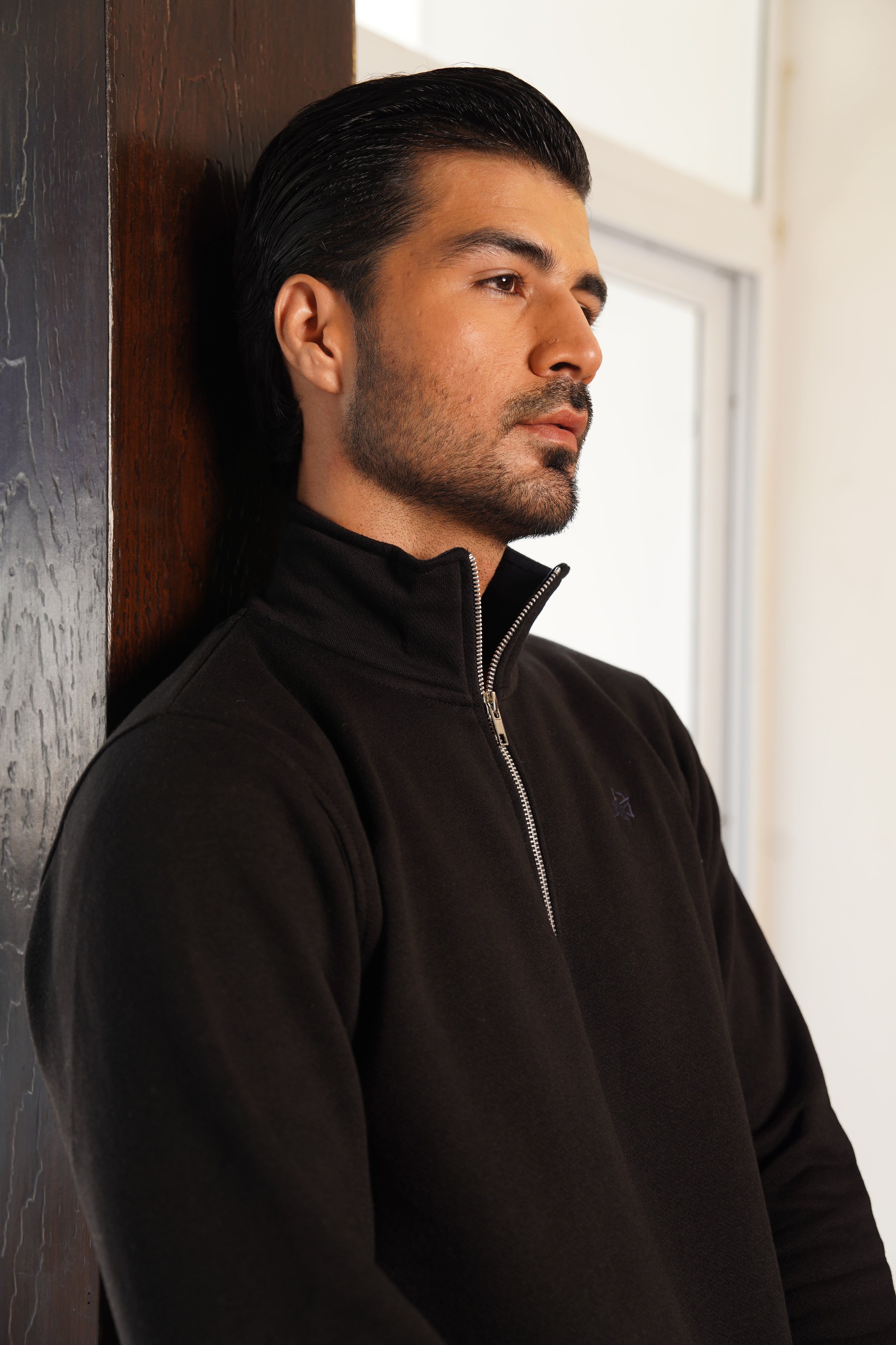 Hoodie half zip hotsell