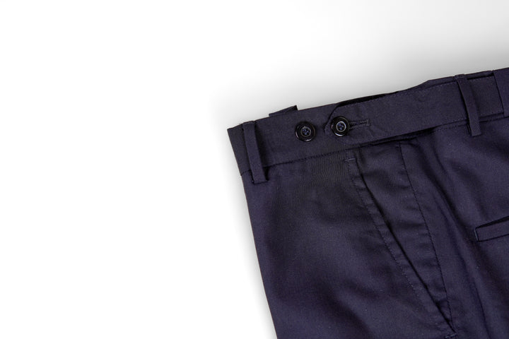 IVAR® Tapered Fit Navy Blue Adjustable Pants