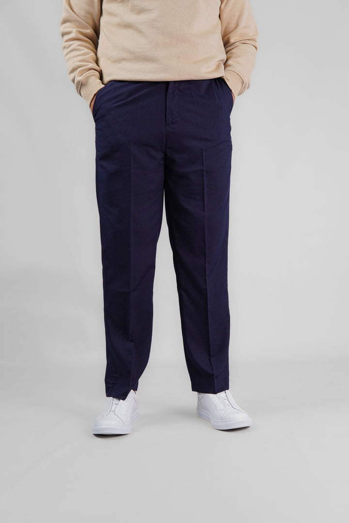 IVAR® Tapered Fit Navy Blue Adjustable Pants