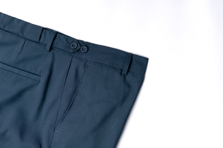IVAR® Tapered Fit Teal Blue Adjustable Pants