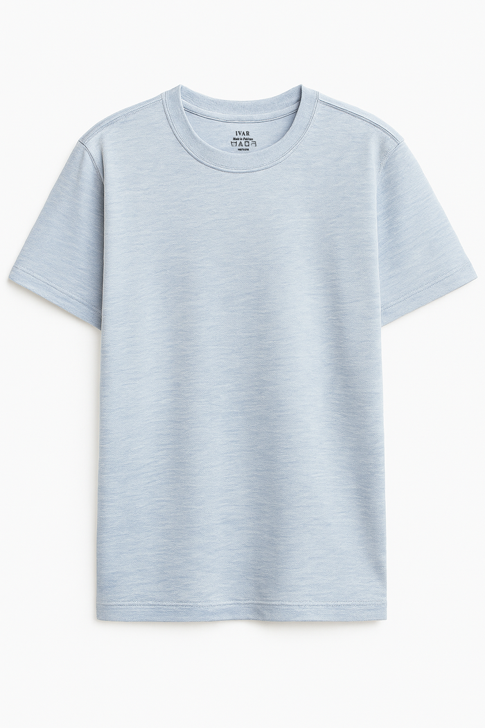 IVAR® Heather Blue Oversized Tshirt