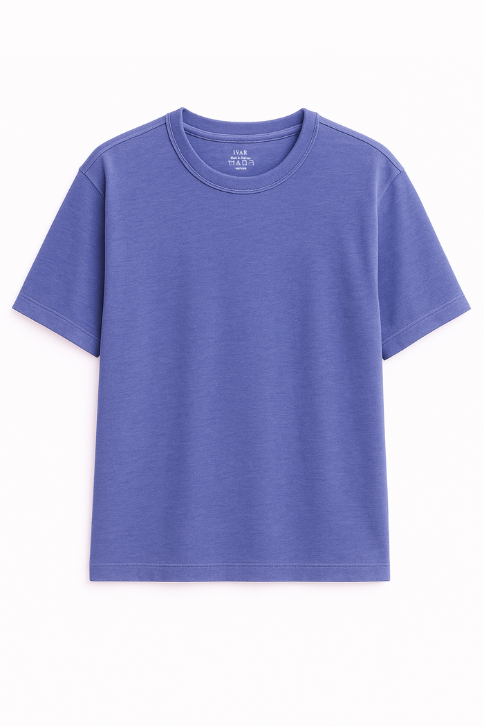 IVAR® Ink Blue Oversized Tshirt