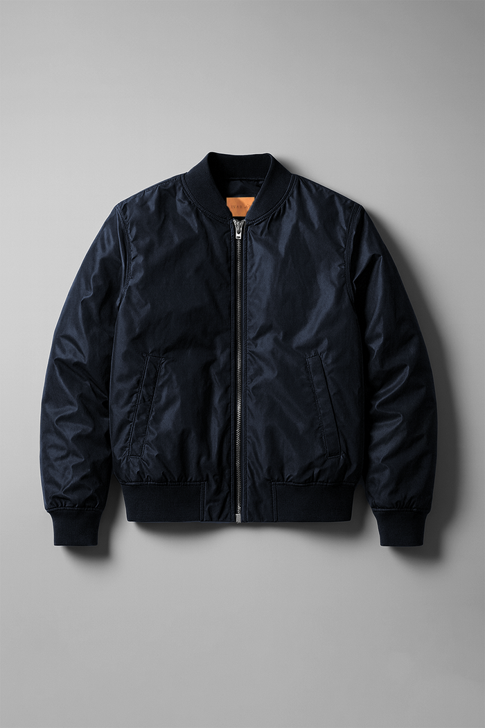 IVAR® Navy Windshell Bomber Jacket