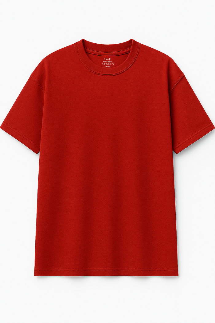 IVAR® Red Oversized Tshirt