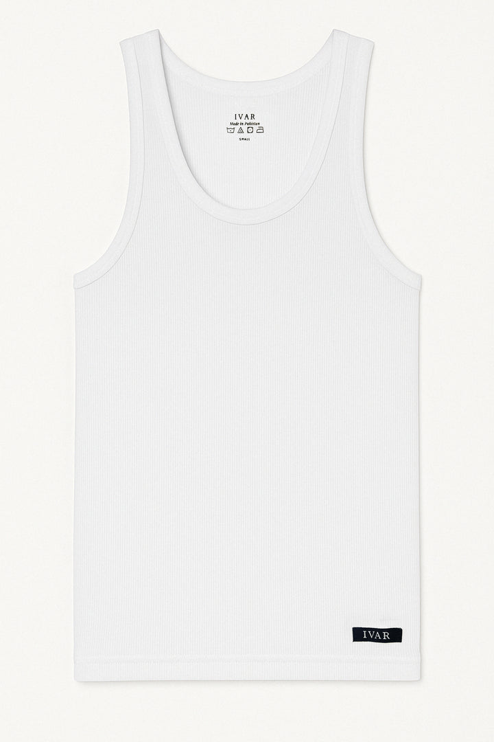 Ribbed Vest (100% Combed Cotton)