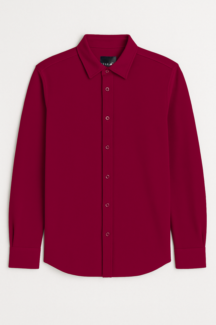 IVAR® Rust red Pique shirt