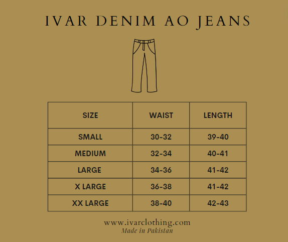 IVAR® AO Dark Blue Denim Joggers