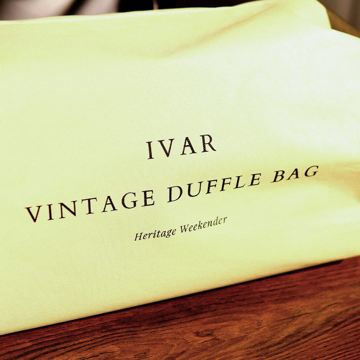 IVAR® Brown Vintage Duffle Bag