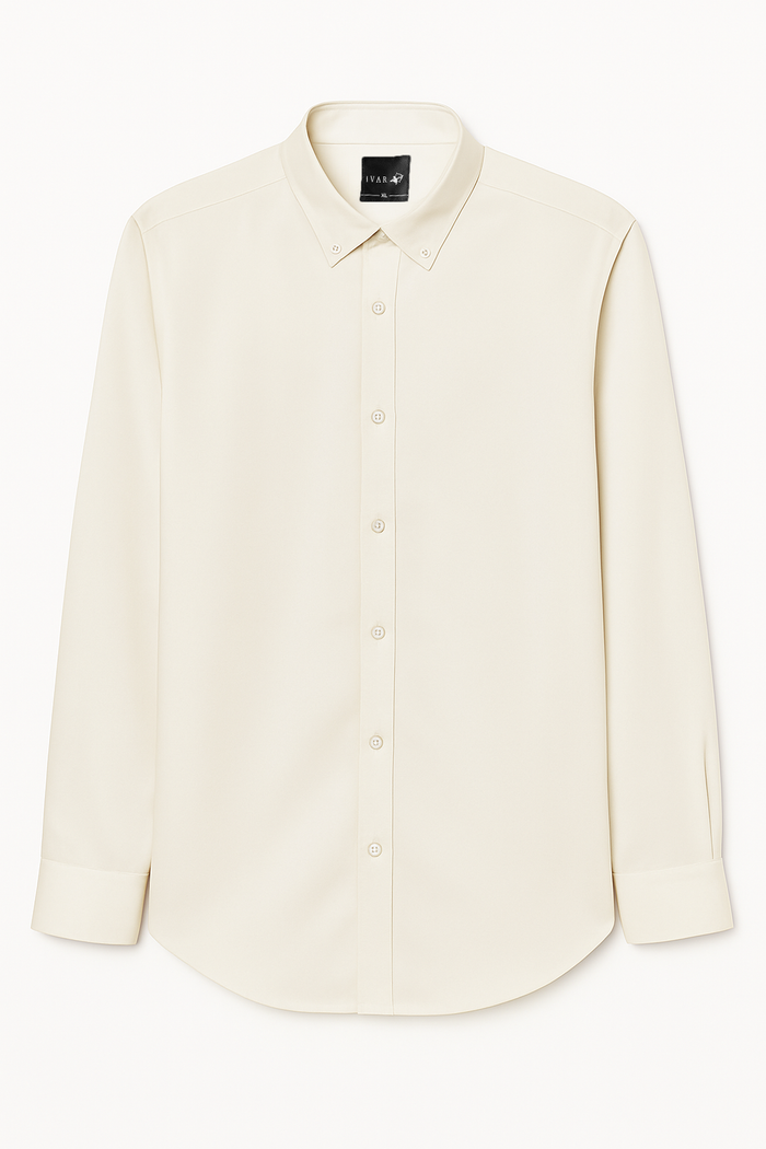 IVAR® Off White Sateen Shirt