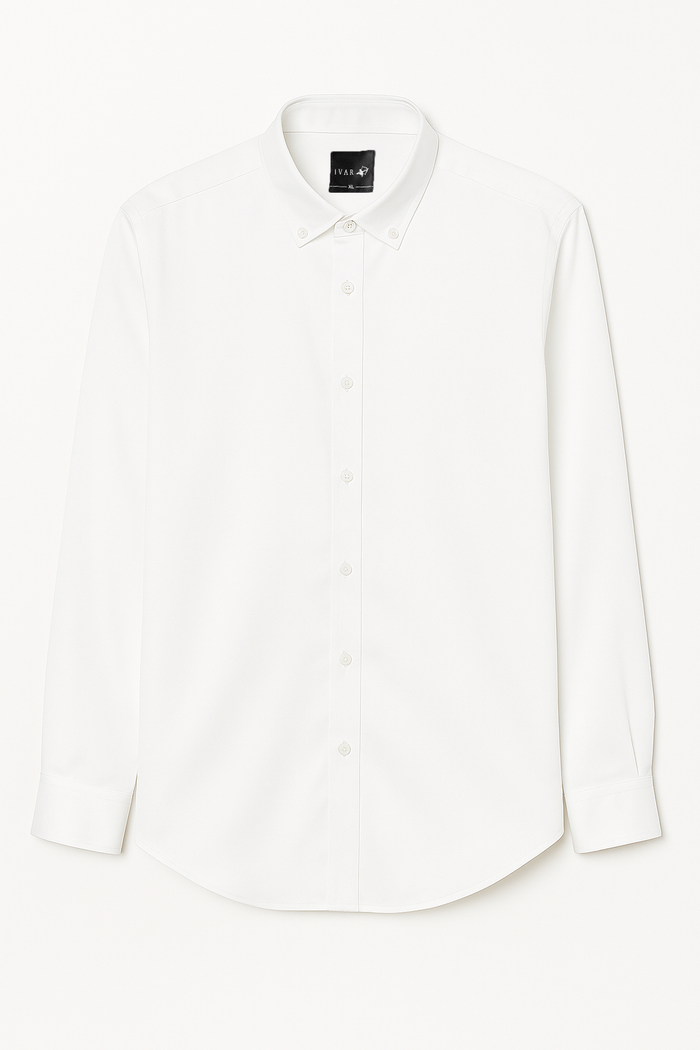 IVAR® White Sateen Shirt