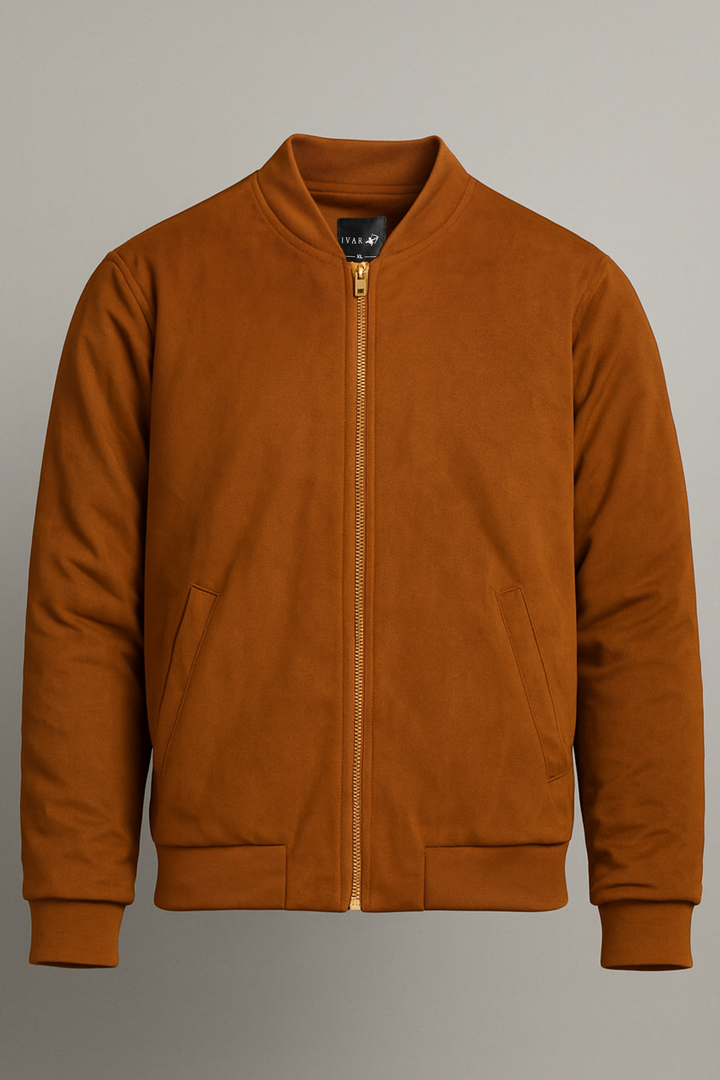 IVAR® Tan Brown Suede Jacket