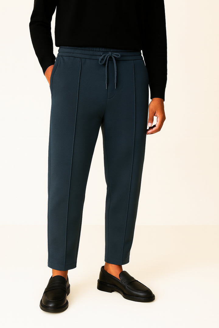 IVAR® Teal Stapered Knitted Pants