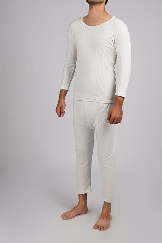 IVAR® White Full Sleeves Regular Warmer Suit (Super Stretch Fabric)