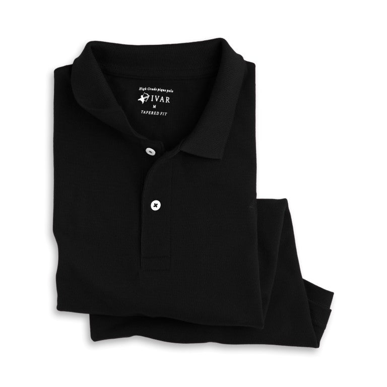 IVAR® Classic Jet Black Polo