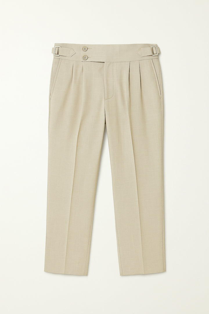 IVAR® Sand Stone Pleated Gurkha Pants