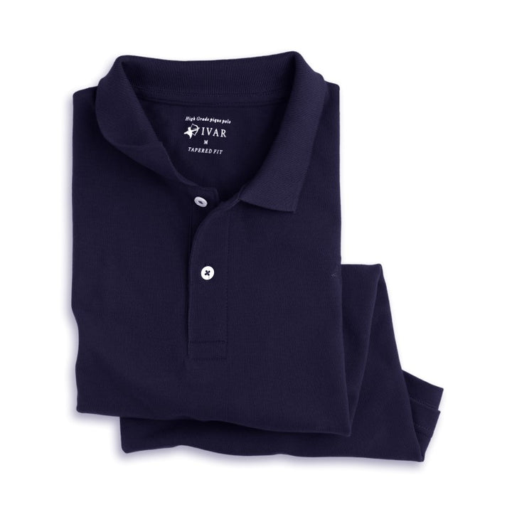 IVAR® Classic Navy Blue Polo