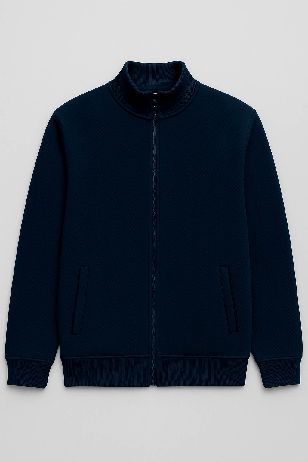 IVAR® Navy Classic  Herringbone Zipper