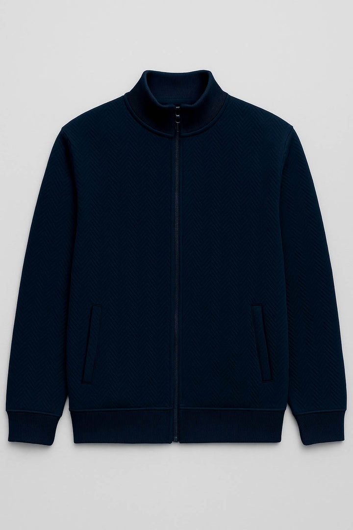 IVAR® Navy Classic  Herringbone Zipper
