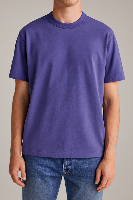 IVAR® Ink Blue Oversized Tshirt