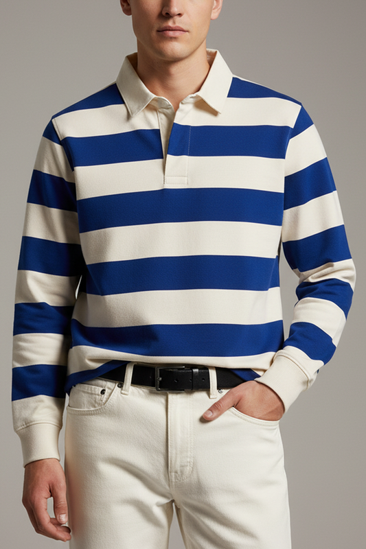 IVAR® Azure Full Sleeve Rugby Polo