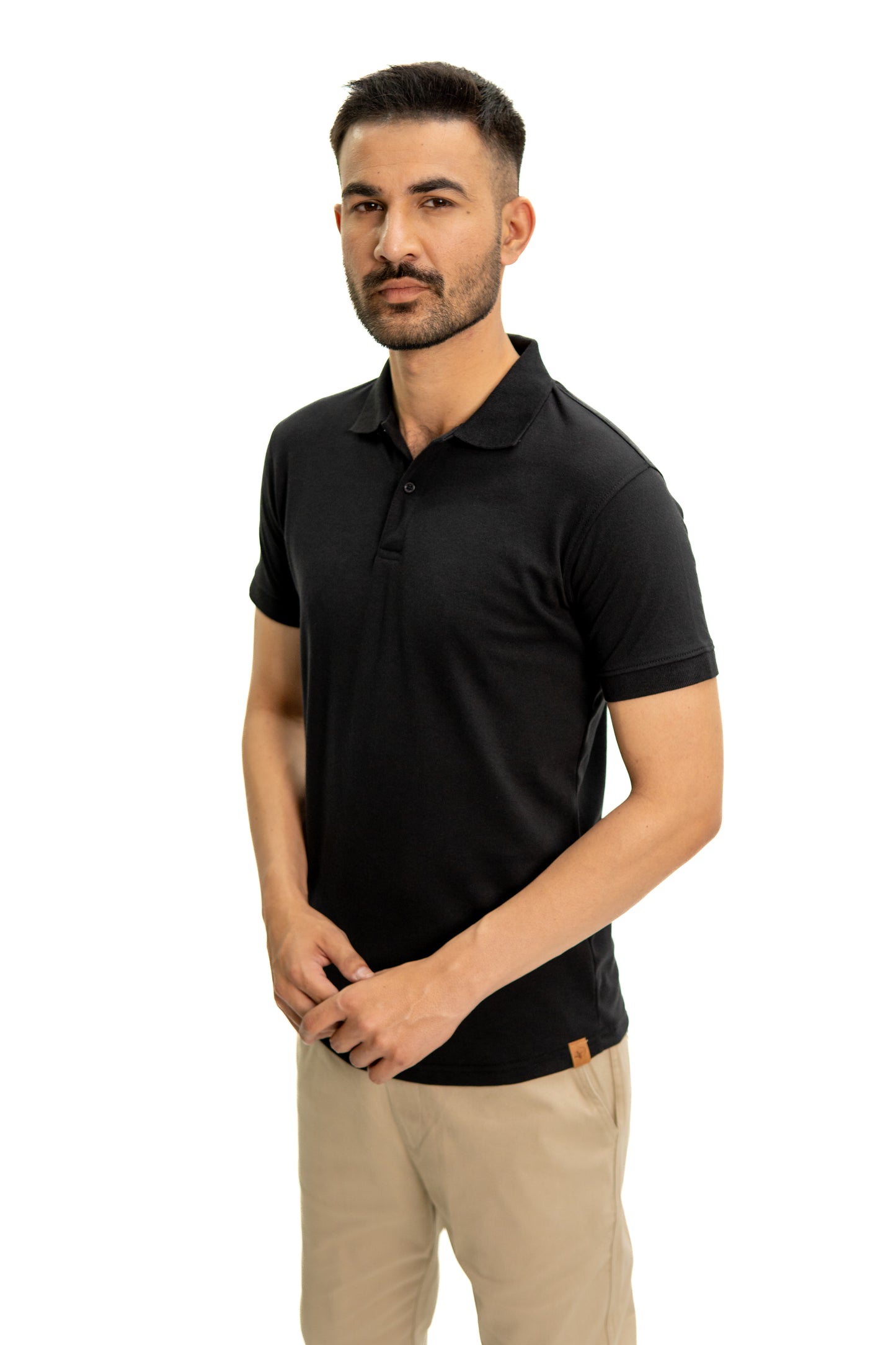 IVAR® Black Versaknit Polo