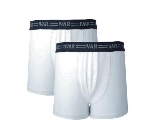 White Stretchable Boxer (Save 10% on Pack of 2)