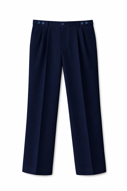 IVAR® Eclipse Blue Adjustable pleated pants