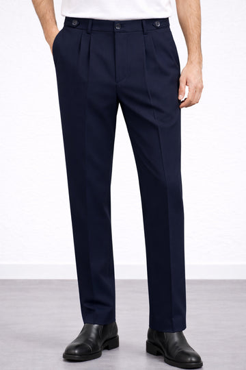 IVAR® Eclipse Blue Adjustable pleated pants