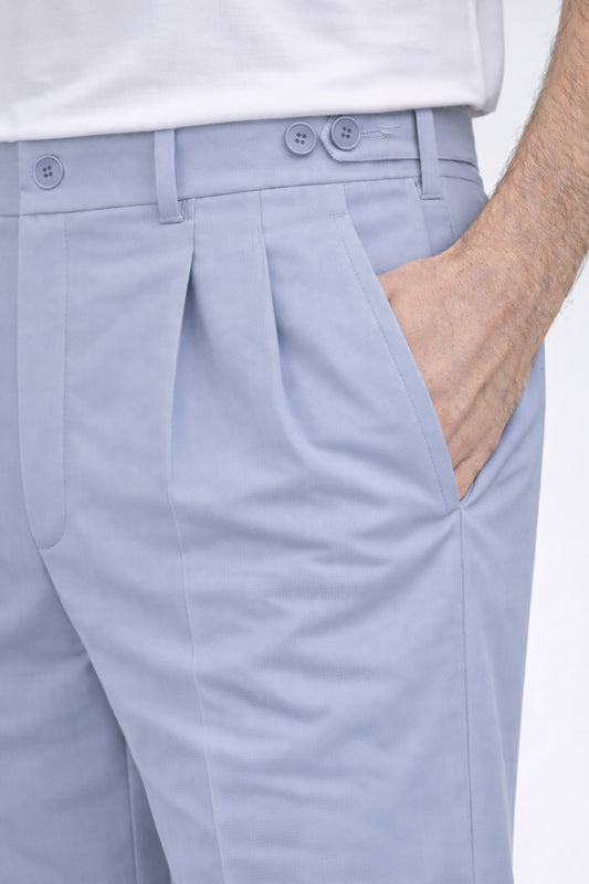 IVAR® Glacier grey Adjustable pleated pants