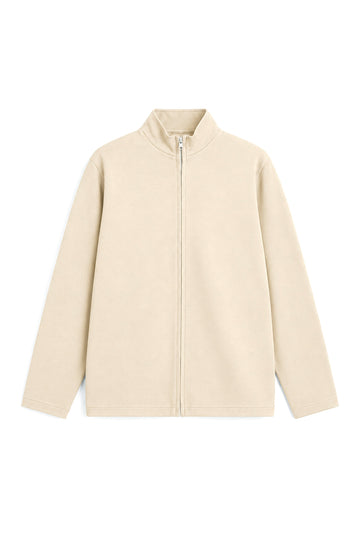 Ivar Airloop Beige Light Weight Zipper Cardigan