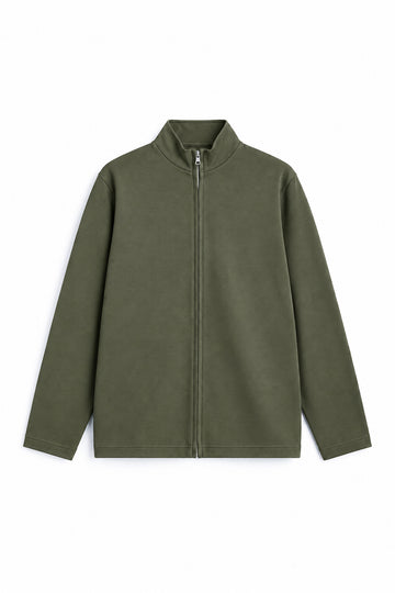 Ivar Airloop Olive Light Weight Zipper Cardigan