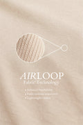 IVAR Airloop Beige Full Sleeve Henley - Airloop Fabric Swatch - IVAR Clothing
