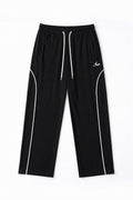 IVAR Black Arc Track Pants - Flat Lay - IVAR Clothing