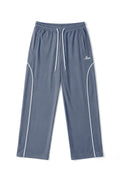 IVAR Grey Flannel Arc Track Pants - Flat Lay - IVAR Clothing