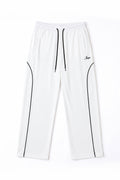 IVAR White Arc Track Pants - Flat Lay - IVAR Clothing