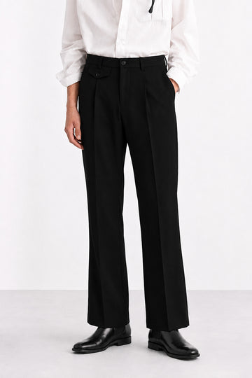 IVAR® Black Tailored Bootcut Pants