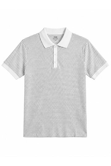 IVAR® Grey White Gingham Polo