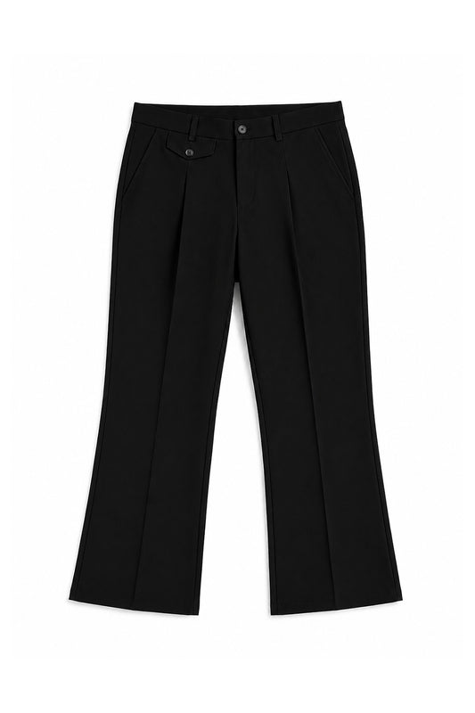 IVAR® Black Tailored Bootcut Pants