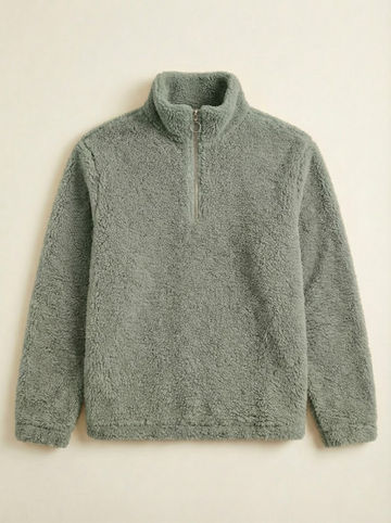 IVAR® Pistachio Polar Fleece Quarter Zipper
