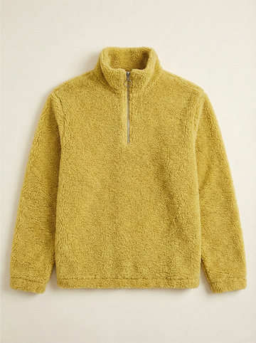 IVAR® Lemon Yellow Polar Fleece Quarter Zipper