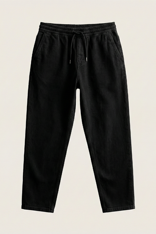 IVAR® AO Jet Black Denim Joggers