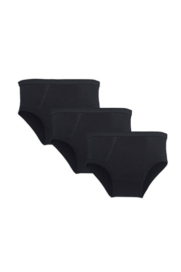 Black Wedge Fly Brief (Pack of 3)