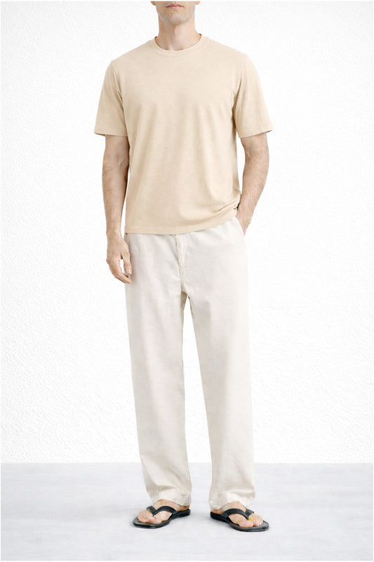 IVAR® Airloop Beige Tapered Fit Tshirt