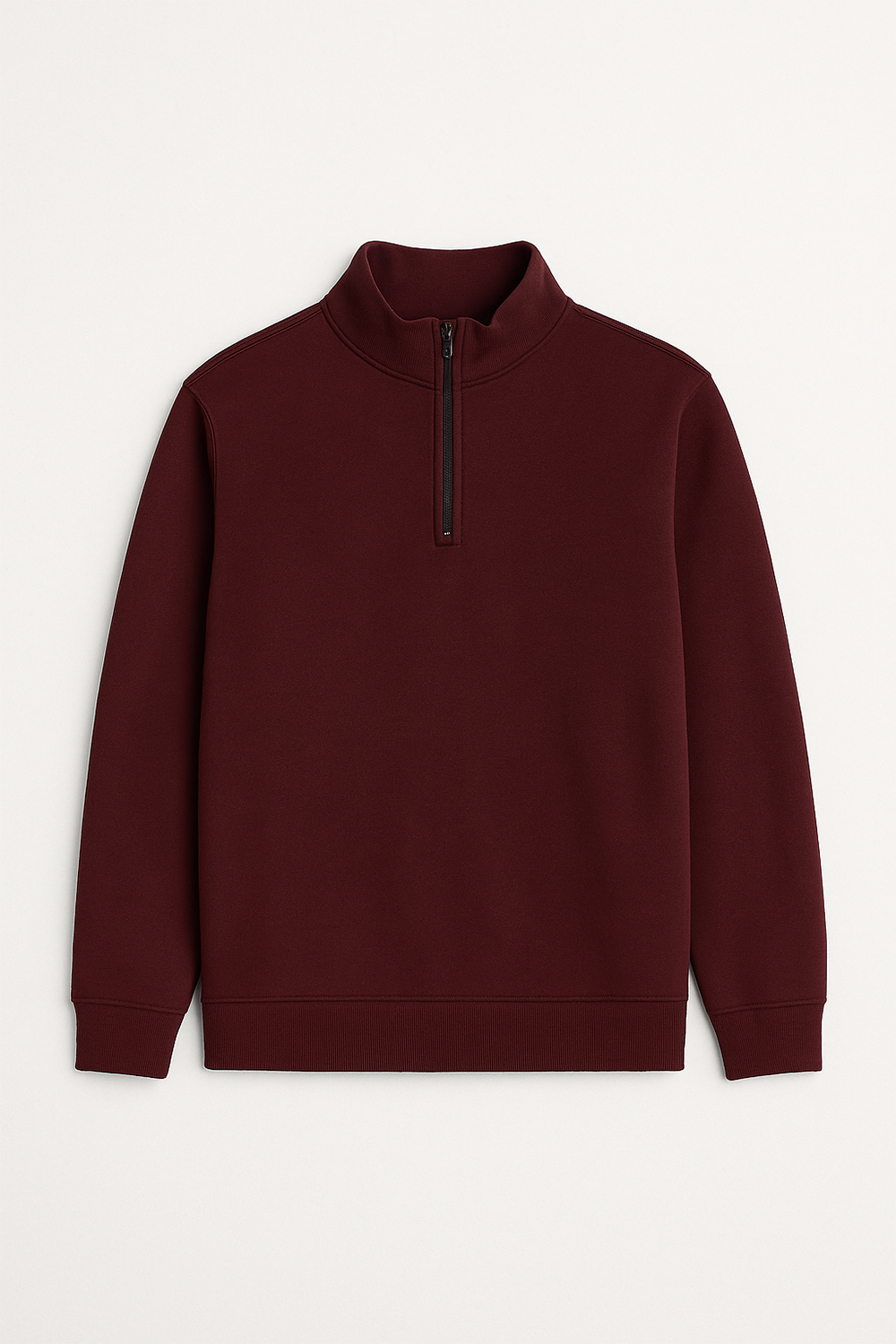 IVAR® Maroon Fleece Quarter Zipper