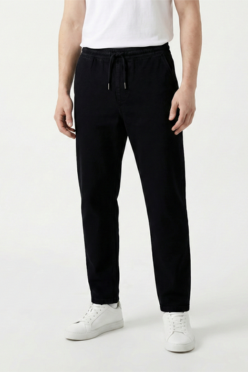 IVAR® AO Jet Black Denim Joggers
